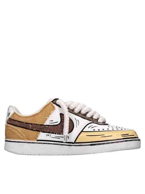 Sneakers in ecopelle e tessuto NIKE SEDDYS | NISE235254279BIANCO-MARRONE